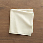 Sateen Ivory Napkin.