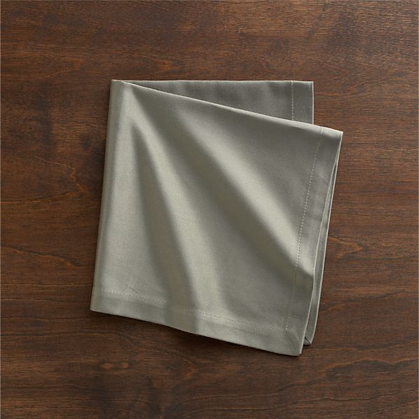 SateenNapkinSilverS13
