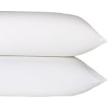 Set of 2 Sateen White Pillowcases