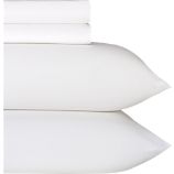 Sateen White Sheet Sets