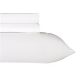 Sateen White Extra Long Twin Sheet Set