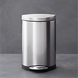simplehuman® 2.6-Gallon Semi-Round Trash Can