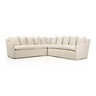 Serene Slipcovered 2-Piece Sectional (112" Left Arm Corner Sofa, Right Arm Sofa)