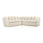 Serene Slipcovered 2-Piece Sectional (Left Arm Sofa, 112" Right Arm Corner Sofa)