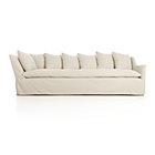 Serene Slipcovered 112" Right Arm Corner Sofa