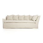 Serene Slipcovered 98" Left Arm Corner Sofa