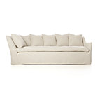 Serene Slipcovered 98" Right Arm Corner Sofa
