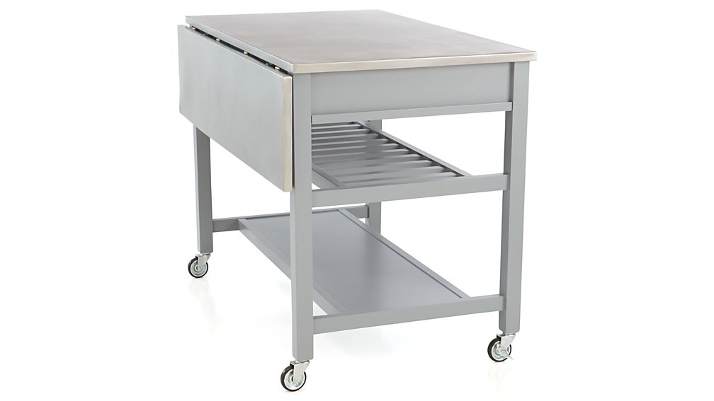 Sheridan Grey Kitchen Island in Kitchen Islands & Carts Crate and Barrel