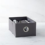 Grey Shoe Bag Drawer
