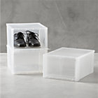 Large Clear Shoe Box.