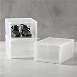 Large Clear Shoe Box