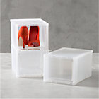 Small Clear Shoe Box.