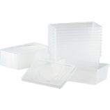 Set of 12 Shoe Boxes with Lids