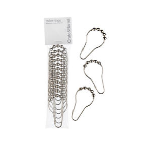 Shower Curtain Roller Rings Set of 12