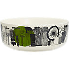 Black and White Bowl. 51 oz; 8"dia.x3"H