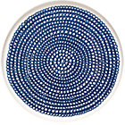 Blue and White Plate. 8" dia.