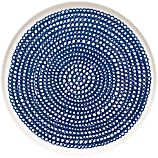 Marimekko Siirtolapuutarha Blue and White 8" Plate