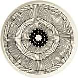 Marimekko Siirtolapuutarha Black and White 10" Plate