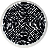 Marimekko Siirtolapuutarha Black and White 8" Plate