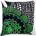 Green Pillow. 20" sq.