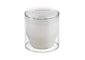 Set of 12 Clear Silicone Baking Cups
