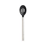 Black Silicone Slotted Spoon