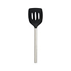 Black Silicone Slotted Turner.