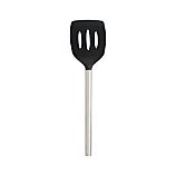 Black Silicone Slotted Turner
