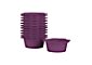 Set of 12 Silicone Purple Flower Baking Cups