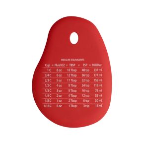 Silicone Scraper with Measurements Silicone Scraper with Measurements