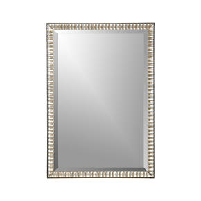 Silver Ripple Wall Mirror