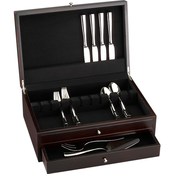 Silverware Storage Box in Dining Storage | Crate and Barrel