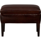Sinclair Leather Ottoman