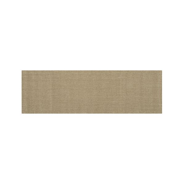 Sisal Almond 2.5'x8' Rug Runner Crate and Barrel