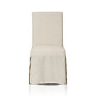 Slip Side Chair with Linen Slipcover