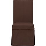Chocolate Slipcover for Slip Side Chair