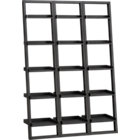 Sloane Grey 18" Leaning Bookcase Set of Three.