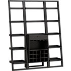 Sloane Grey Leaning Bar with Two 18" Bookcases.