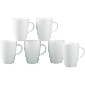 Set of 6 Small Coffee 8 oz. Mugs