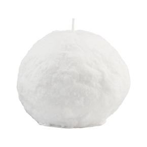 Large Snowball Candle