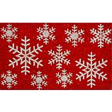 Snowflake 30"x18" Doormat