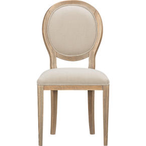 Sonata Pinot Grigio Oval Side Chair