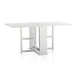 Span White Gateleg Dining Table