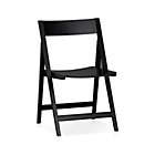 Spare Black Folding Chair. 17.75"H seat;