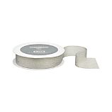 Metallic Silver Sparkle Wired Ribbon