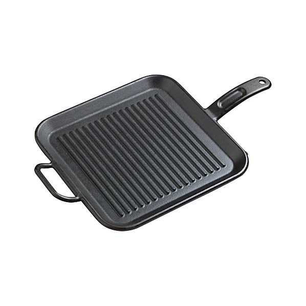 Lodge ® Cast Iron Grill Pan Crate and Barrel