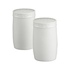 Set of two staccato shakers.