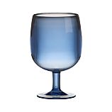 Stacking Blue Acrylic Wine Glass