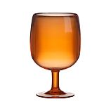 Orange Stacking Wine Glass