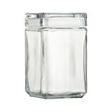 Medium Stackable Glass Storage Jar
